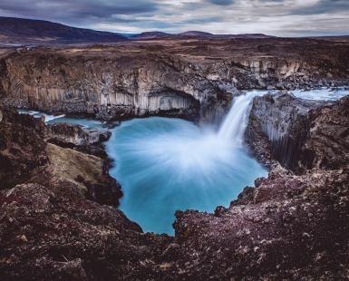 Aldeyjarfoss Waterfall