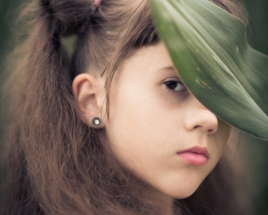 Portrait in the corn.
