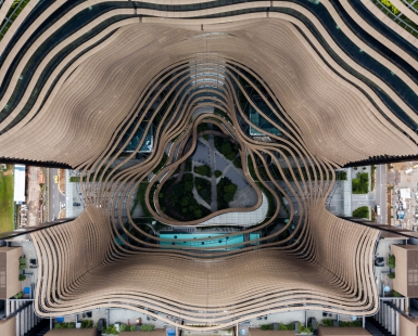 A bird eye view of Marina One Show Gallery, Singapore