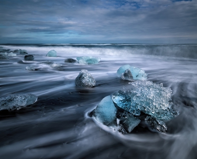 Blue Diamond on the beach