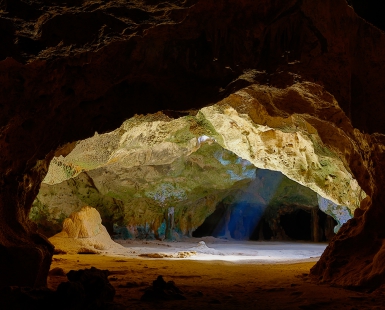 Stunning beam of silence
