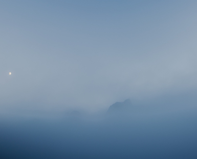 foggy mountain