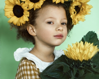 Sunflower girl