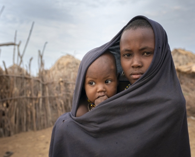 Arbore Mother and Child