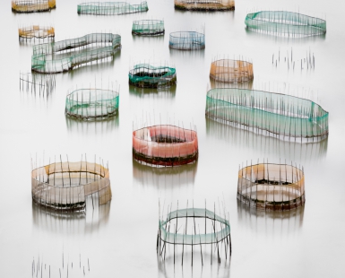 Colorful Crab Cages