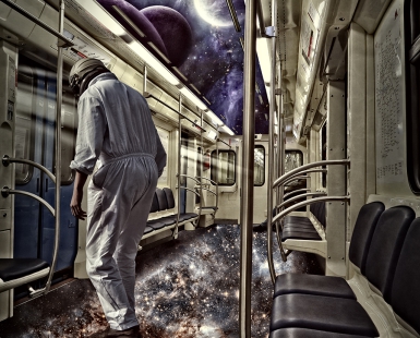 In the subway