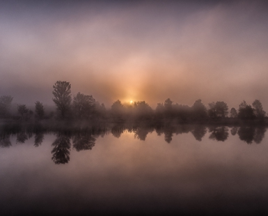 Sunrise at Lake Boora
