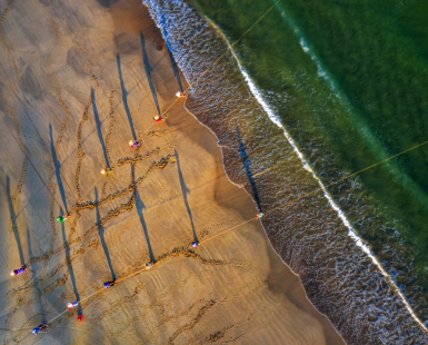 Drag fishing nets