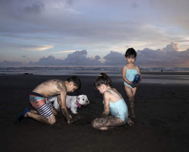 Building a sand-castle