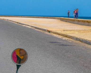 The rearview mirror