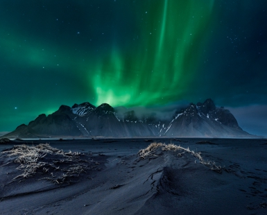 Green flames