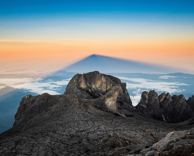 The Shadow of The Majestic Mount Kinabalu