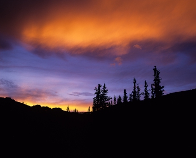 Stormy Peaks Sunset