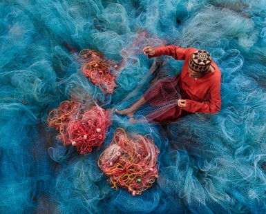 Fishnet weaver