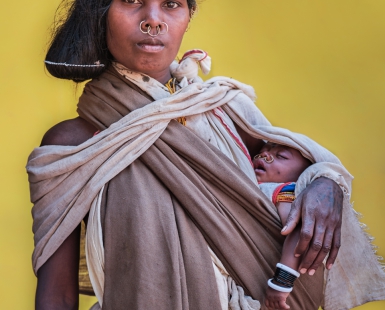 Dongria Kondh Mother and Baby Girl