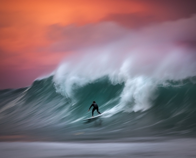 Waves on Fire