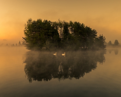 Sunrise at Finnamore Lake