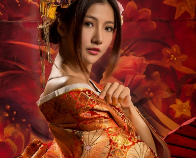 Beauty in Kimono