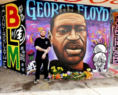 Piortrait of a Muralist Chris Burke
