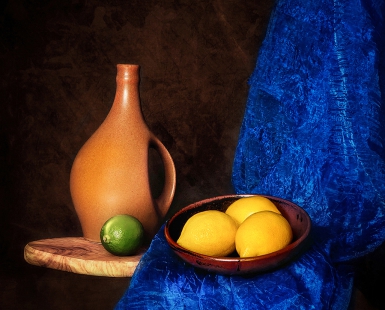Still life with lemons