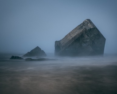 Atlantic wall - In the mist