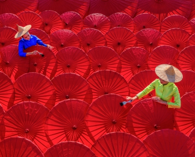 The umbrellas makers