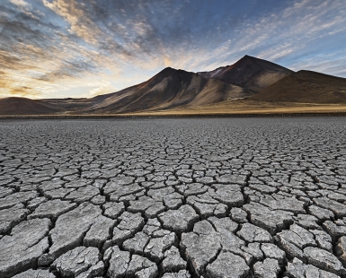 Sunset at Wayle Volcano