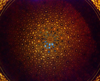 Reales Alcazares Ceiling - Seville, Spain