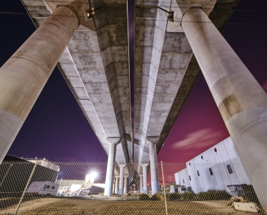 Under the Bolte Bridge