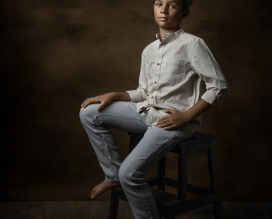 A Portrait of boy passion through his eyes...