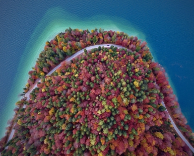 'Volcano' of colours