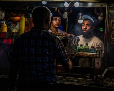 Food Truck at Night