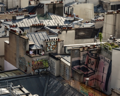 on the roofs