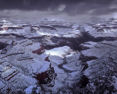 Canyon In Winter