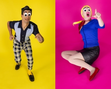 Horrified B-Movie Victims