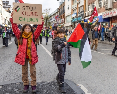 Children standing up for children