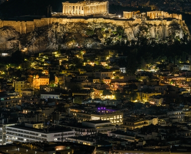 Athens Night Portrait