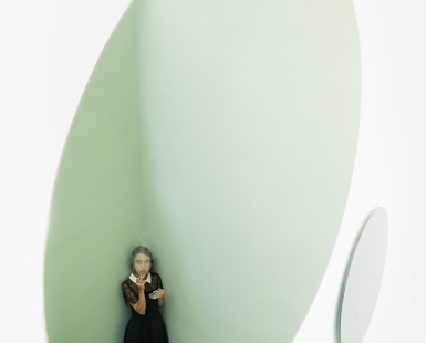 In the corner