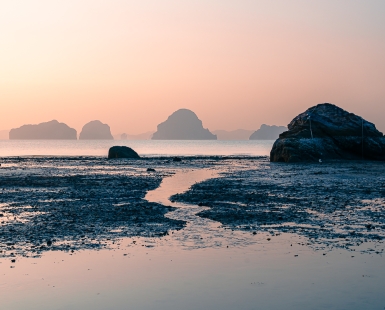 Krabi province at daybreak
