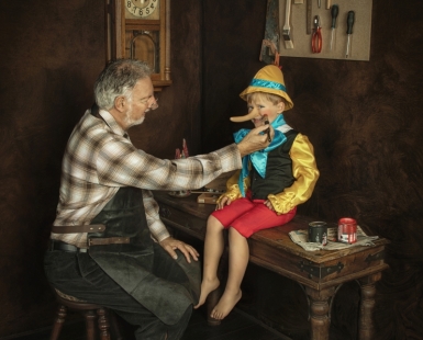 Pinocchio and Gepetto