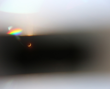 Prism Of Light Through An Eclipse Eye